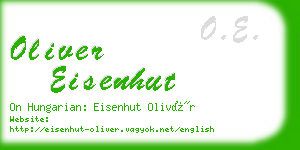 oliver eisenhut business card